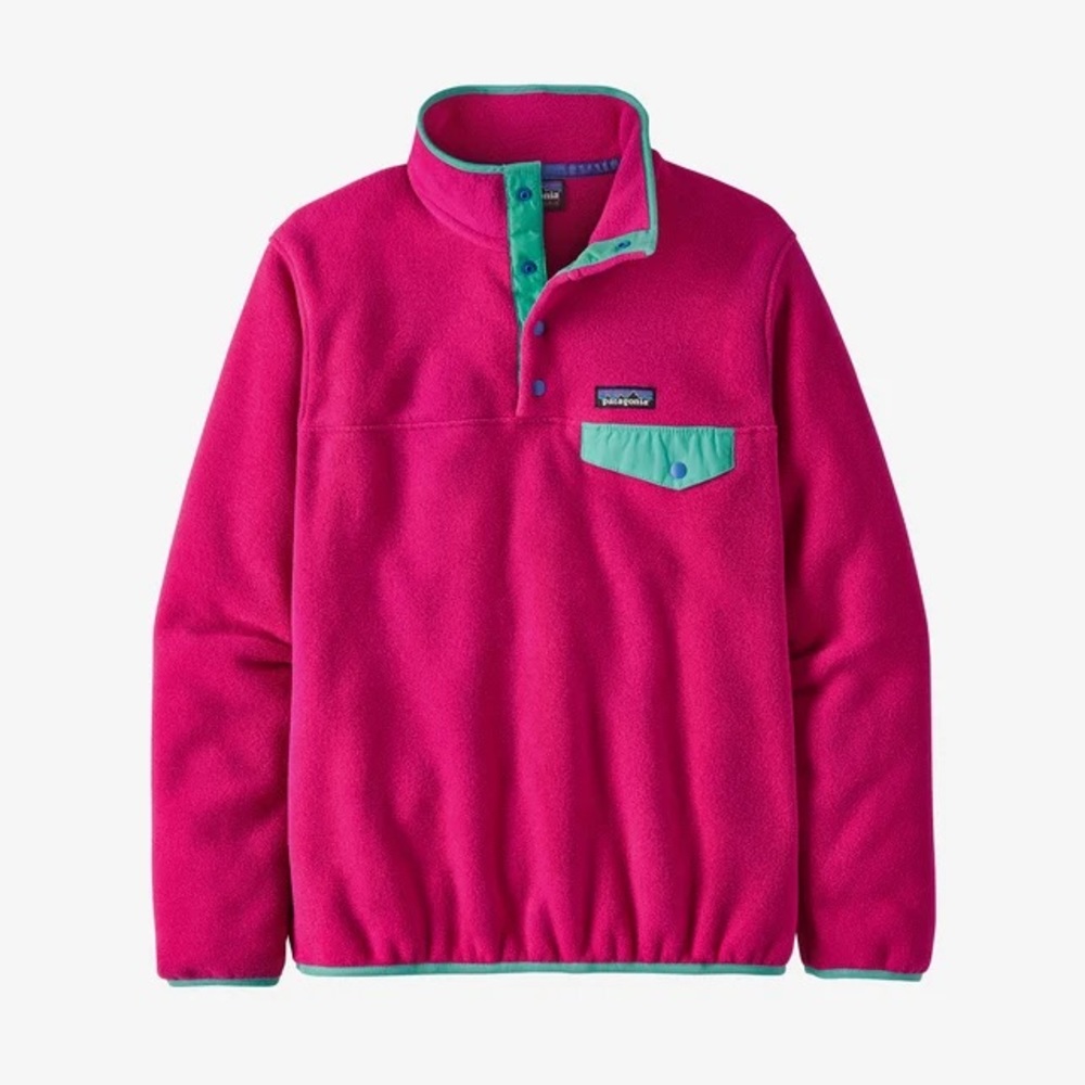 Pink Patagonia Synchilla Pullover